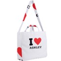 I love ashley Square Shoulder Tote Bag View2