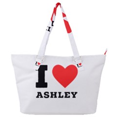 I Love Ashley Full Print Shoulder Bag by ilovewhateva