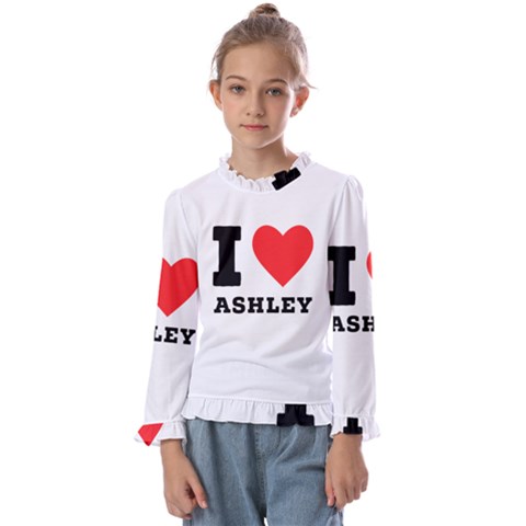 I Love Ashley Kids  Frill Detail Tee by ilovewhateva