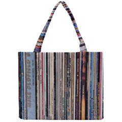 Vintage Vinyl Records Collection Mini Tote Bag by Jancukart