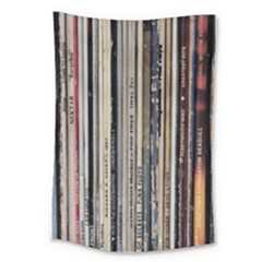 Vintage Vinyl Records Collection Large Tapestry by Jancukart