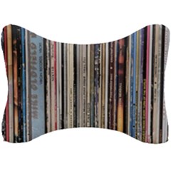 Vintage Vinyl Records Collection Seat Head Rest Cushion