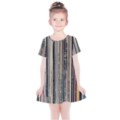 Vintage Vinyl Records Collection Kids  Simple Cotton Dress