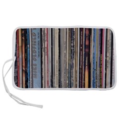 Vintage Vinyl Records Collection Pen Storage Case (l) by Jancukart