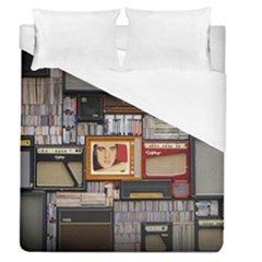 Vinyl Music Retro Studio Room Duvet Cover (queen Size)