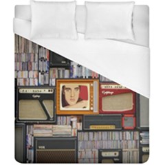 Vinyl Music Retro Studio Room Duvet Cover (california King Size)