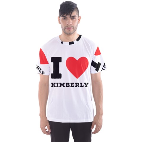 I Love Kimberly Men s Sport Mesh Tee by ilovewhateva