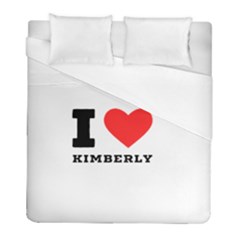 I Love Kimberly Duvet Cover (full/ Double Size) by ilovewhateva