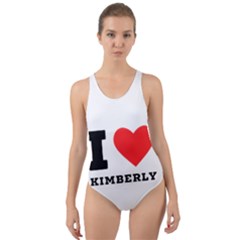 I Love Kimberly Cut-out Back One Piece Swimsuit by ilovewhateva