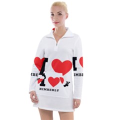 I Love Kimberly Women s Long Sleeve Casual Dress by ilovewhateva