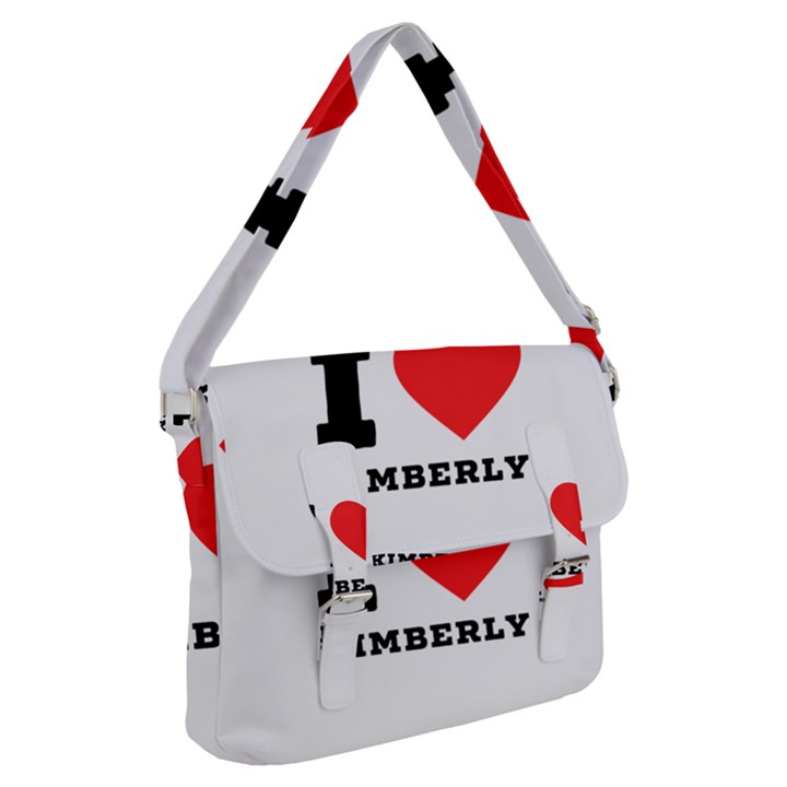 I love kimberly Buckle Messenger Bag