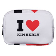 I Love Kimberly Make Up Pouch (small) by ilovewhateva