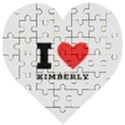 I love kimberly Wooden Puzzle Heart View1