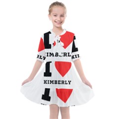 I Love Kimberly Kids  All Frills Chiffon Dress by ilovewhateva