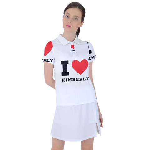 I Love Kimberly Women s Polo Tee by ilovewhateva