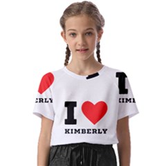 I Love Kimberly Kids  Basic Tee by ilovewhateva