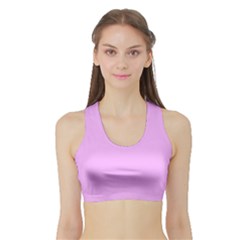 Blossom Pink	 - 	sports Bra With Border