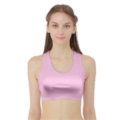 Blush Pink	 - 	sports Bra With Border