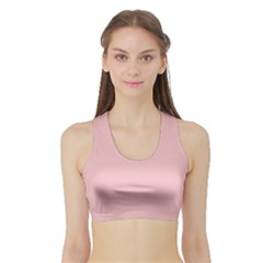 Baby Pink	 - 	sports Bra With Border