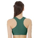 Medium Sea Green	 - 	Sports Bra with Border View2