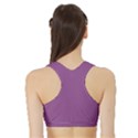 Hyacinth Violet Purple	 - 	Sports Bra with Border View2