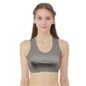 Middle Grey	 - 	Sports Bra with Border View1