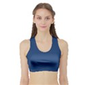 True Blue	 - 	Sports Bra with Border View1