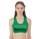 Spanish Green	 - 	Sports Bra with Border View1