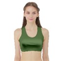 Treetop Green	 - 	Sports Bra with Border View1