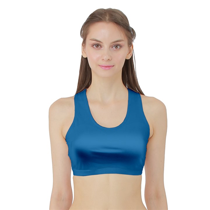 Directoire Blue	 - 	Sports Bra with Border