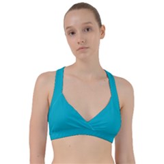 Scuba Blue	 - 	sweetheart Sports Bra