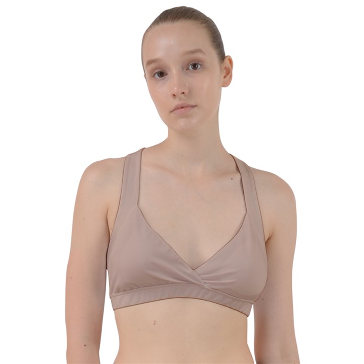 Toasted Almond Brown	 - 	Sweetheart Sports Bra