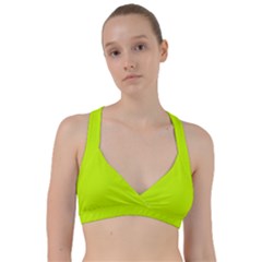 Volt Yellow	 - 	sweetheart Sports Bra