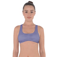 Flint Grey	 - 	got No Strings Sports Bra by ColorfulSportsWear