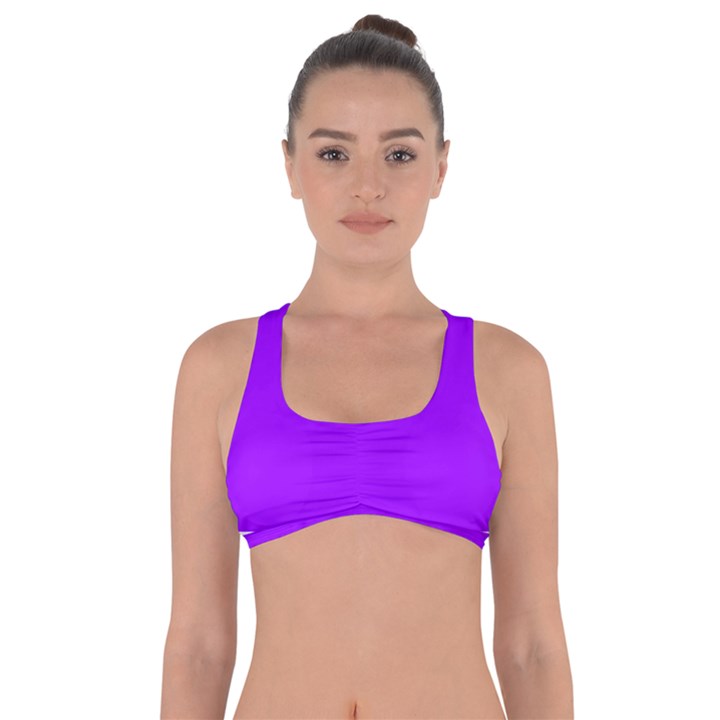 Vivid Violet Purple	 - 	Got No Strings Sports Bra