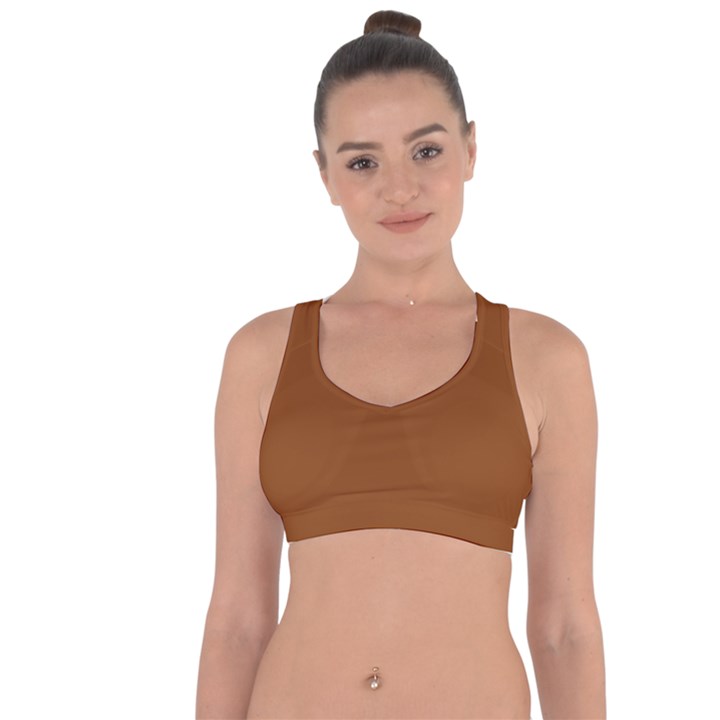 Saddie Brown	 - 	Cross String Back Sports Bra