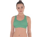 Shiny Shamrock Green	 - 	Cross String Back Sports Bra View1