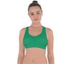 Spanish Green	 - 	Cross String Back Sports Bra View1