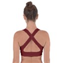 Currant Red	 - 	Cross Back Sports Bra View2