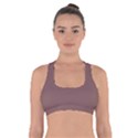 Puce Brown	 - 	Cross Back Sports Bra View1