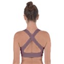 Puce Brown	 - 	Cross Back Sports Bra View2