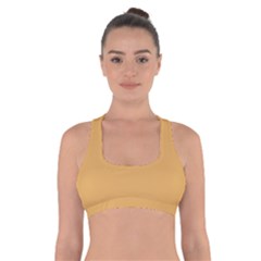 Sunray Orange	 - 	cross Back Sports Bra by ColorfulSportsWear