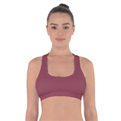 Solid Red	 - 	cross Back Sports Bra by ColorfulSportsWear