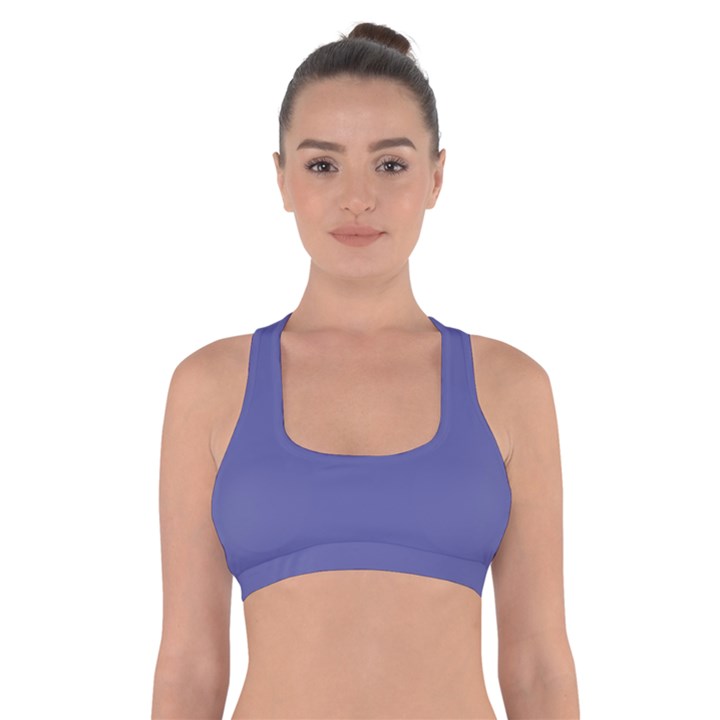 Blue Iris	 - 	Cross Back Sports Bra