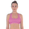 China Pink	 - 	Cross Back Sports Bra View1