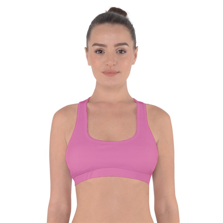 China Pink	 - 	Cross Back Sports Bra