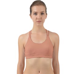 Soft Copper	 - 	Back Web Sports Bra