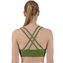 Olive Green	 - 	Back Weave Sports Bra View2