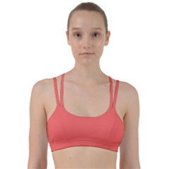 Coral Essence	 - 	line Them Up Sports Bra