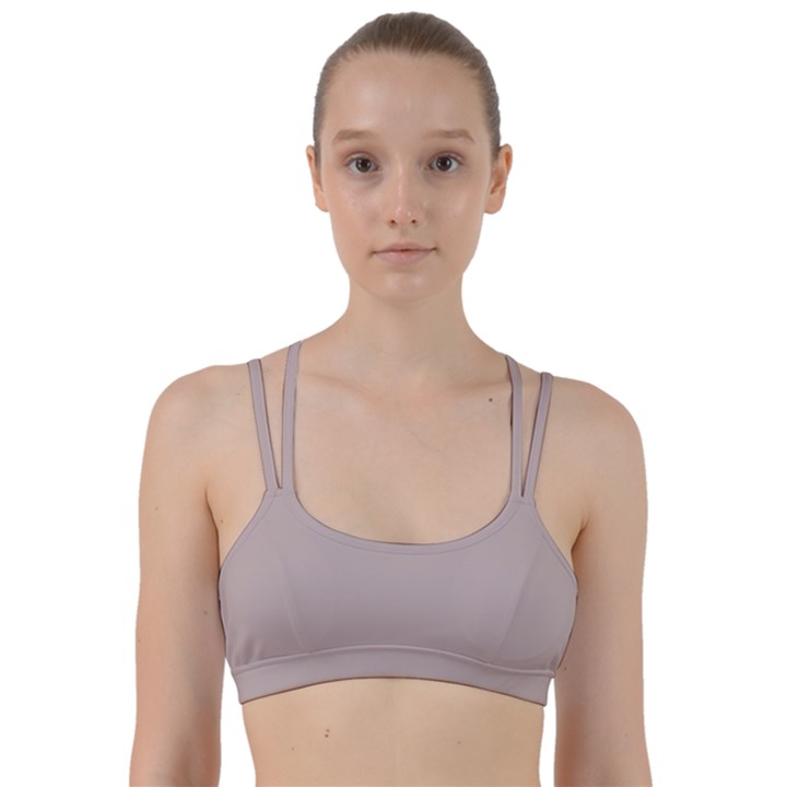 Silver Pink	 - 	Line Them Up Sports Bra